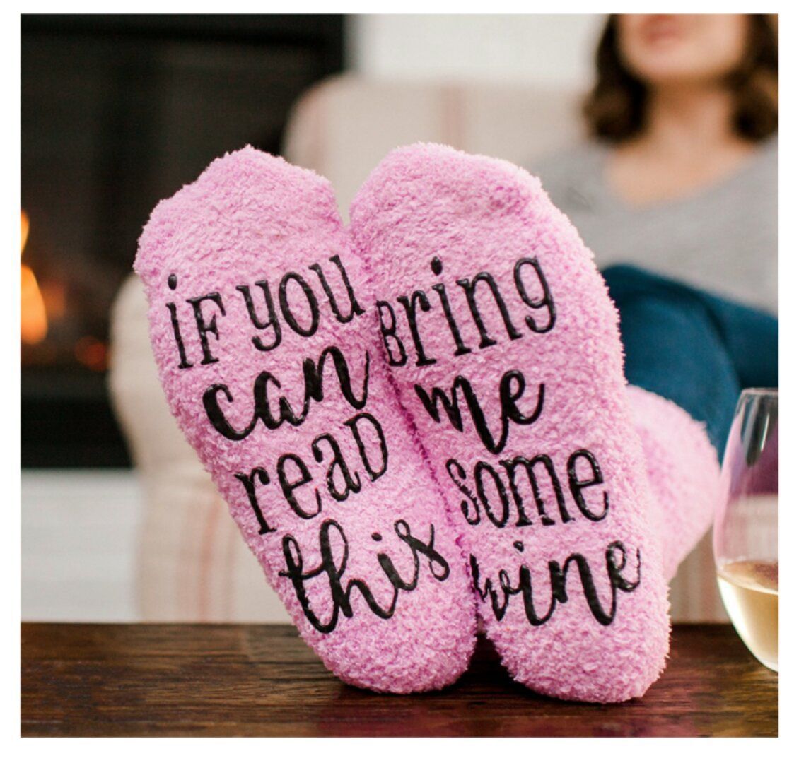 Casual Women's Letter Printed Coral Fleece Cake Socks