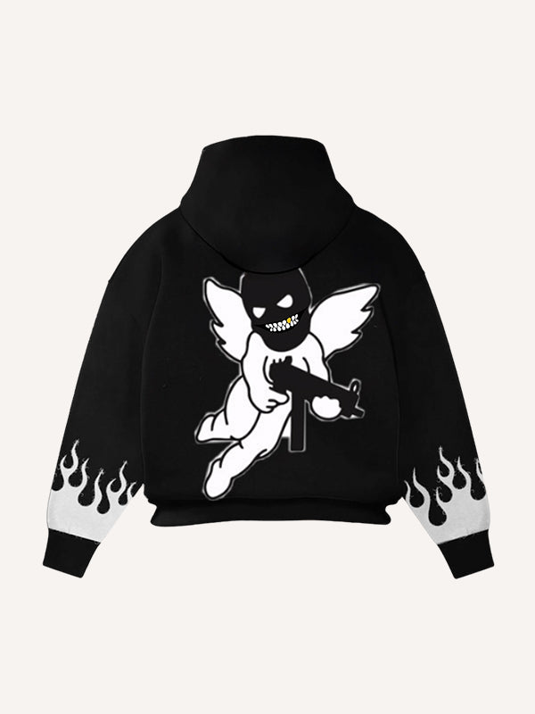 Fashion Casual Printed Polyester Sweater