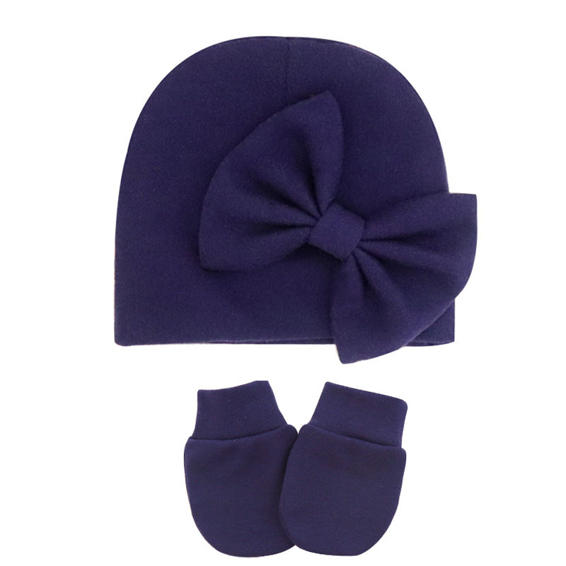 Infant Fetal Hat Newborn Gloves Set