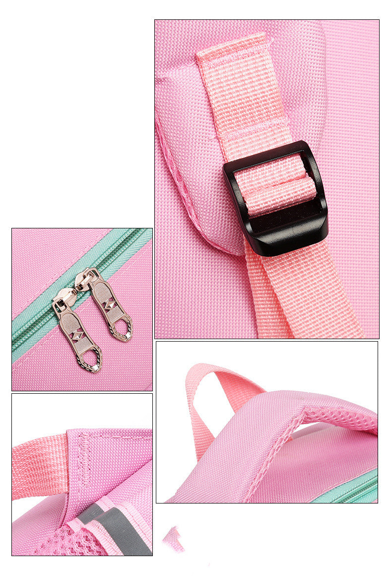 Girls' Lightweight Ridge Protection Backpack For Elementary School Students