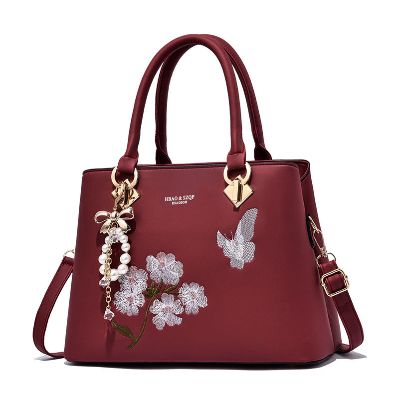 New Women's Fashion Bow Pendant Handbag