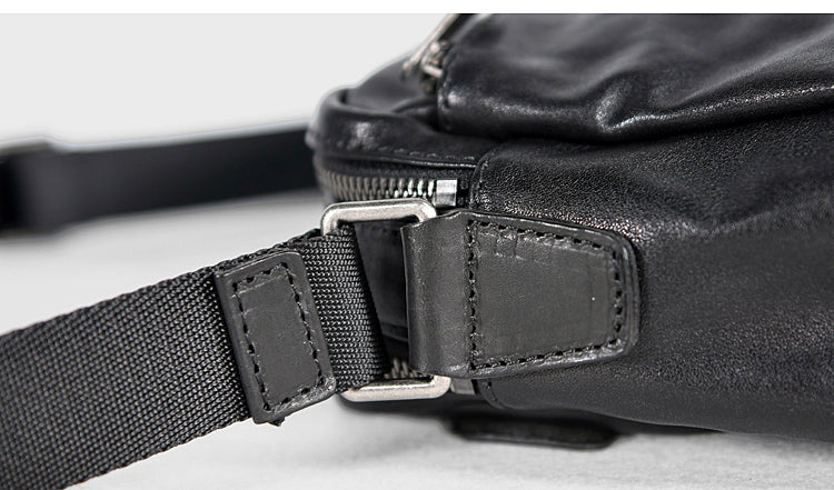 Men's Casual Leather Shoulder Bag