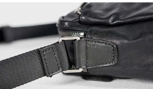Men's Casual Leather Shoulder Bag