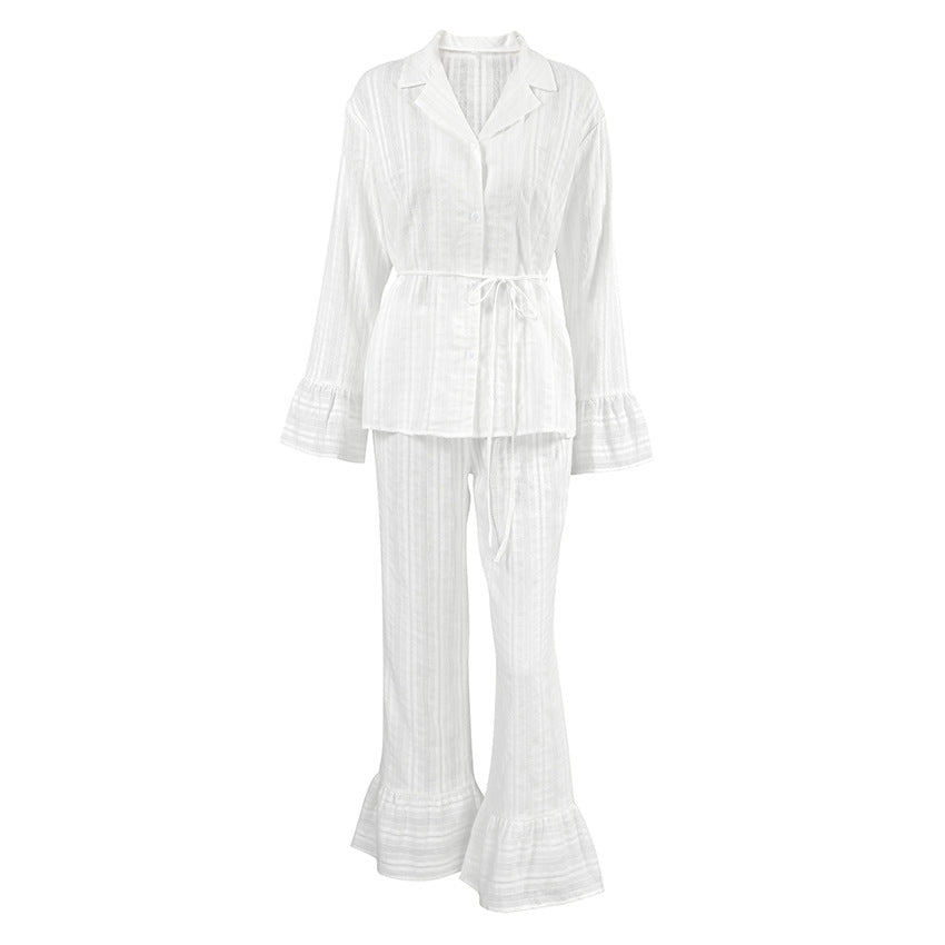 Comfortable Breathable Pure-cotton Pajama Set