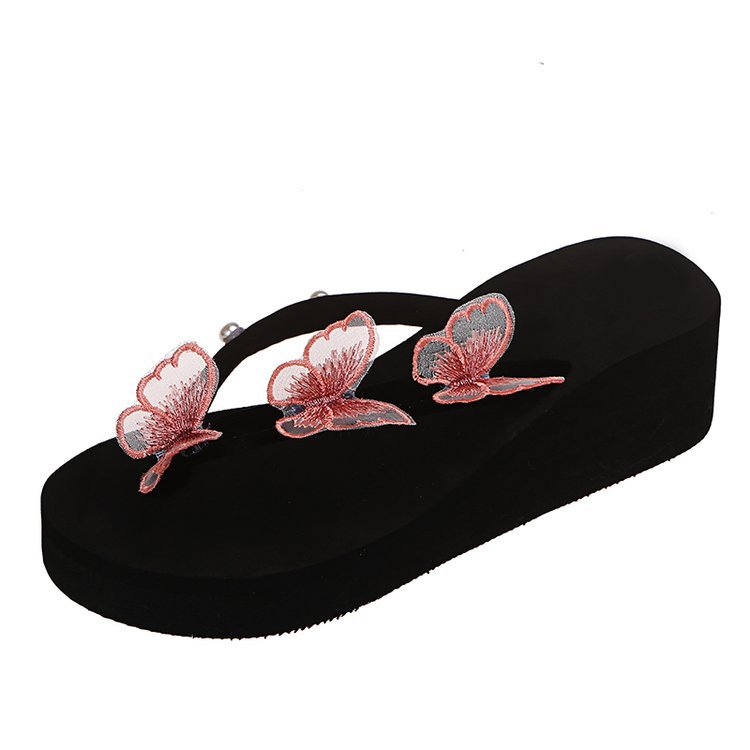 Women's New Style Pancake Bottom Butterfly Slippers