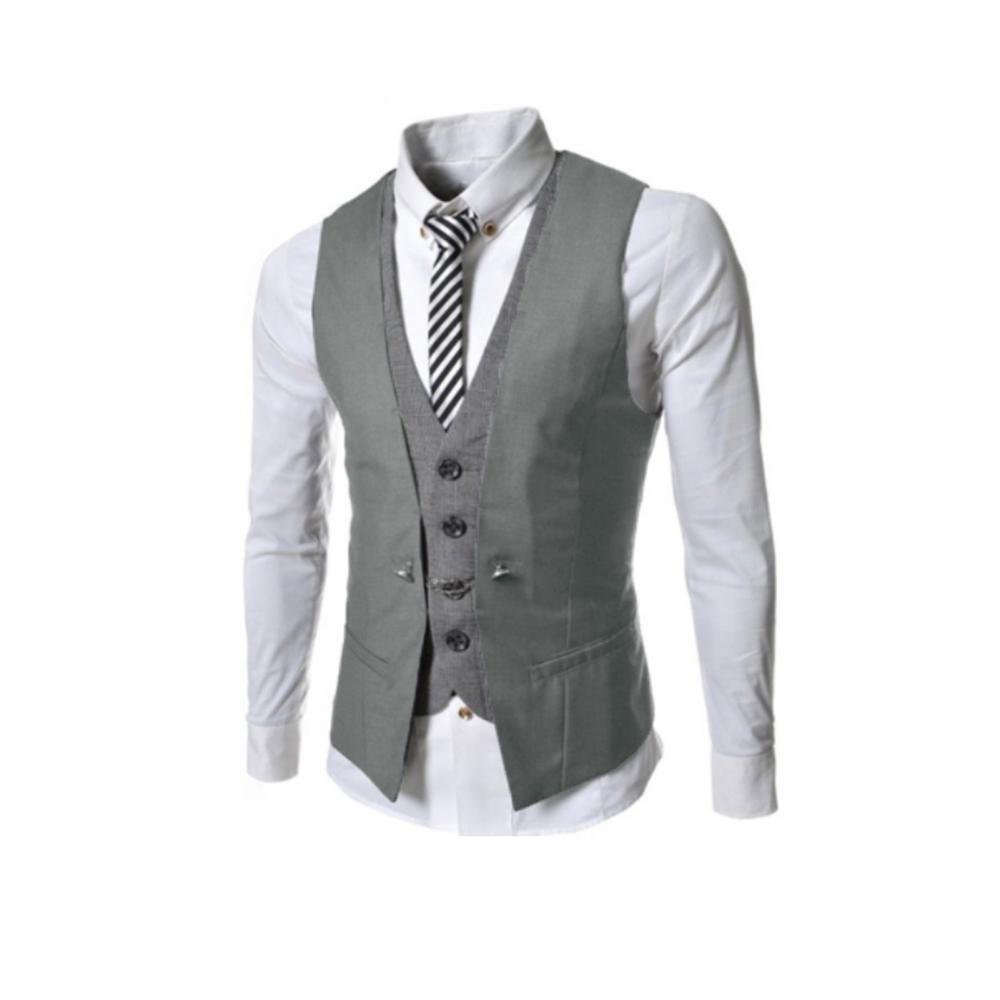 Men's Korean Style Fashion Personality Slim Vest