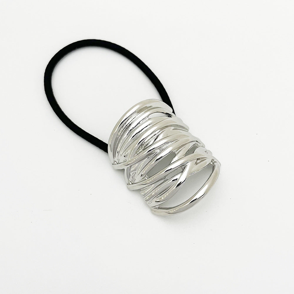 Metal Hair Accessories Hair Rope Cold Wind Ponytail Head Rope High Sense