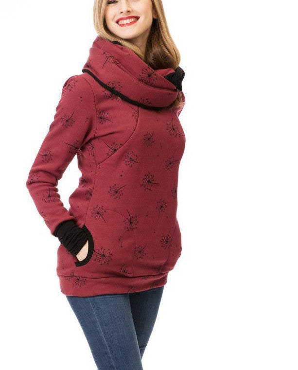 Long-sleeve Printed Maternity And Womens Clothing
