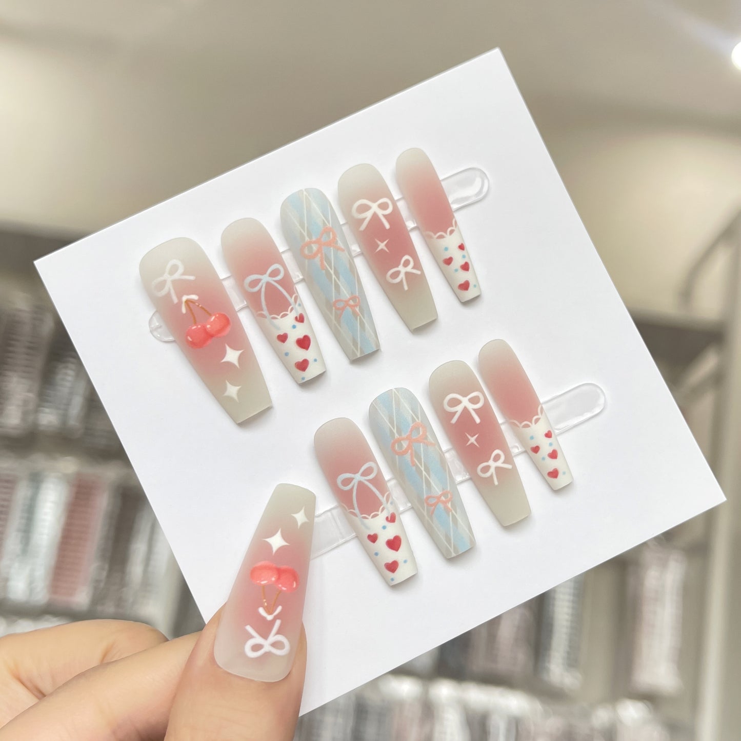 Summer Sweet Cool Ins Style Gothic Dark Wear Prefabricated Manicure