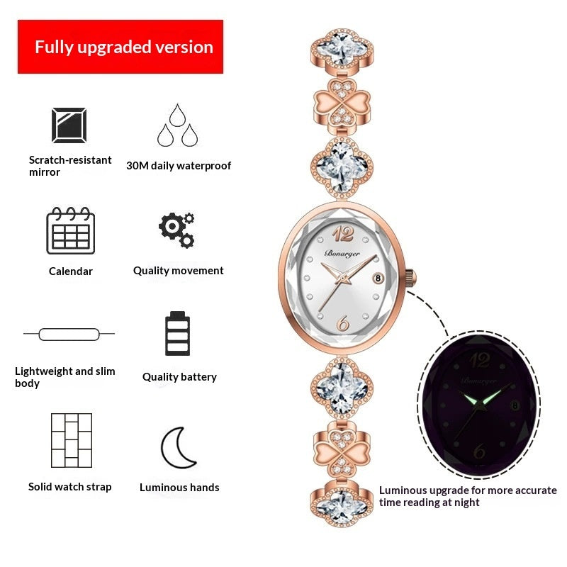 Luxury Calendar Bracelet Watch