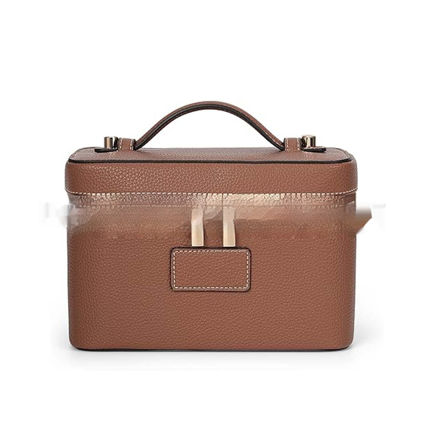 Luxury Solid Color High-capacity PU Leather Portable