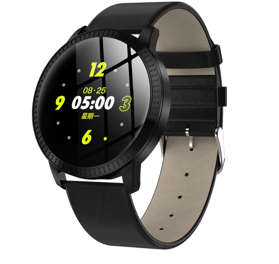 Metal round screen smart bracelet