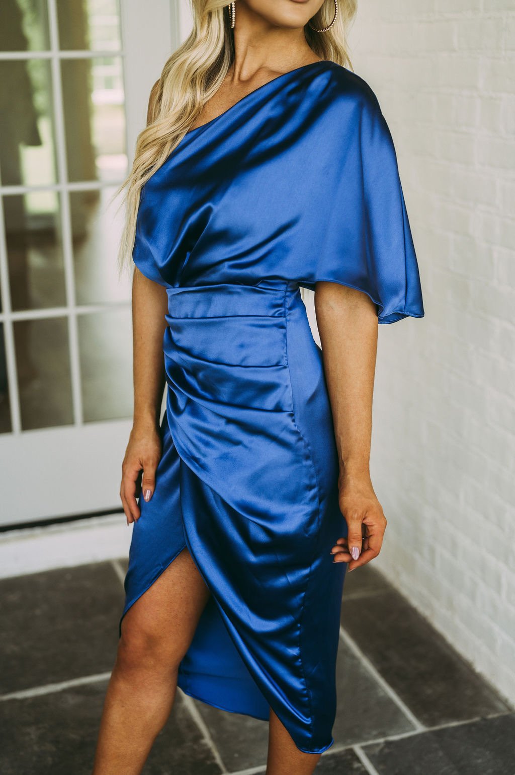 Asymmetrical One-shoulder Skirt Dress Evening Gown For Women