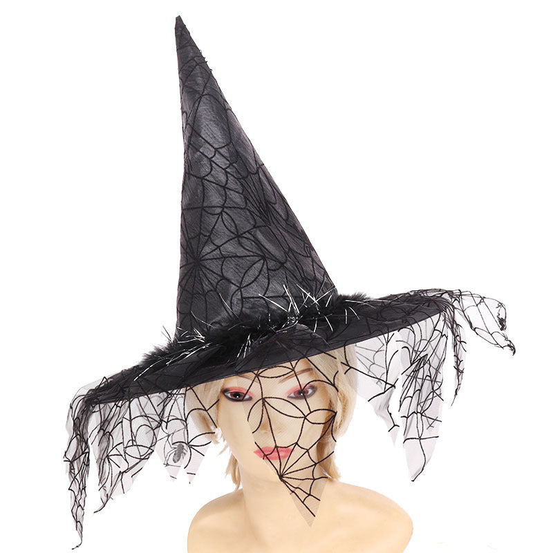 Heksehat i net til Halloween Rekvisitter