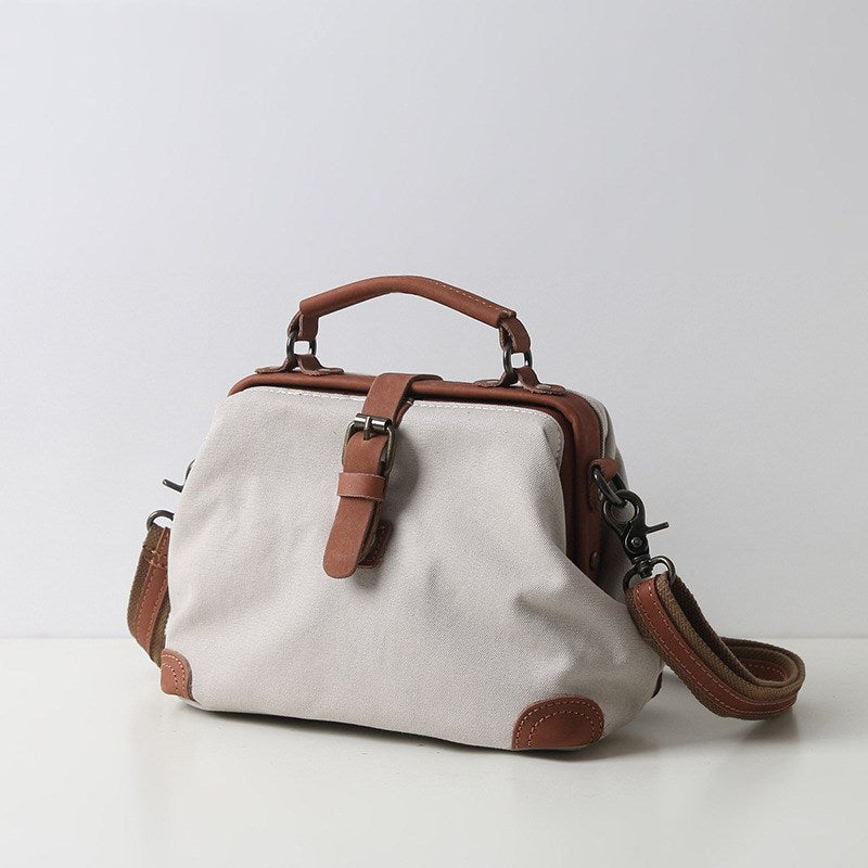 Retro forest women's canvas bag