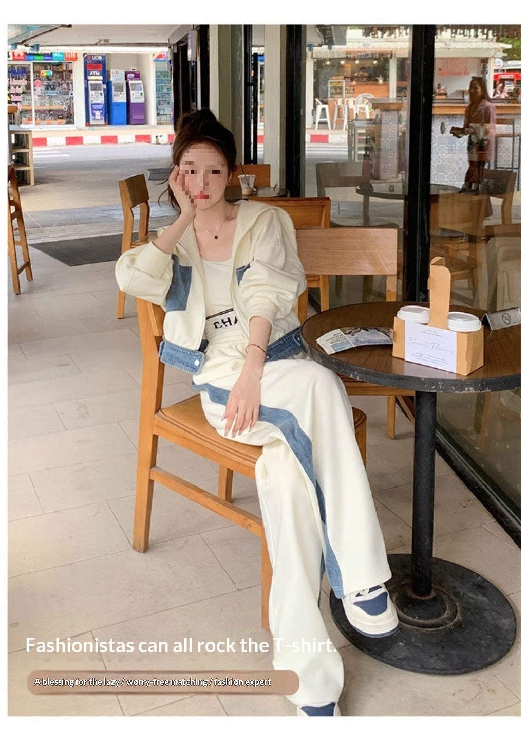 Early Autumn Outfit Set New Stylish Sporty Casual Two-Piece Set