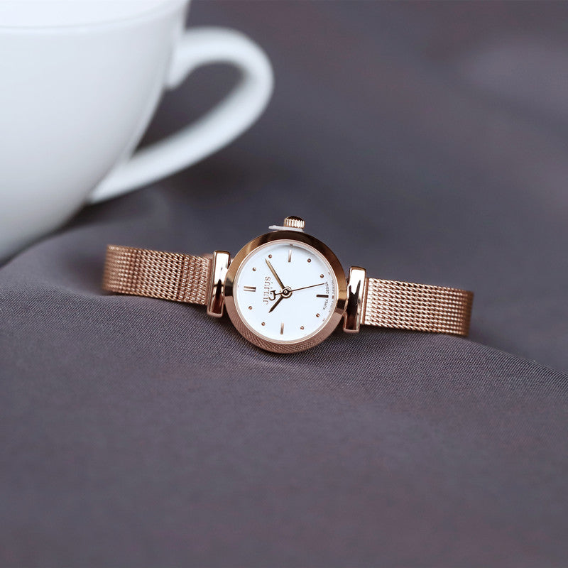 Water drill quartz belt for women's Watch