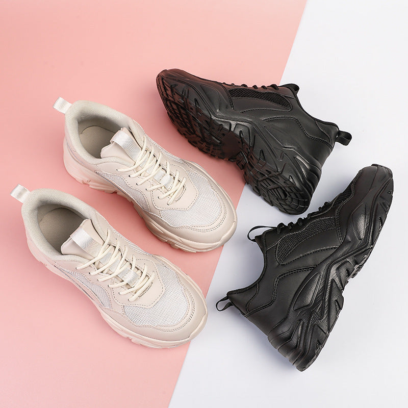 New Sports Round Toe Flat Lightweight Breathable Casual Shoes