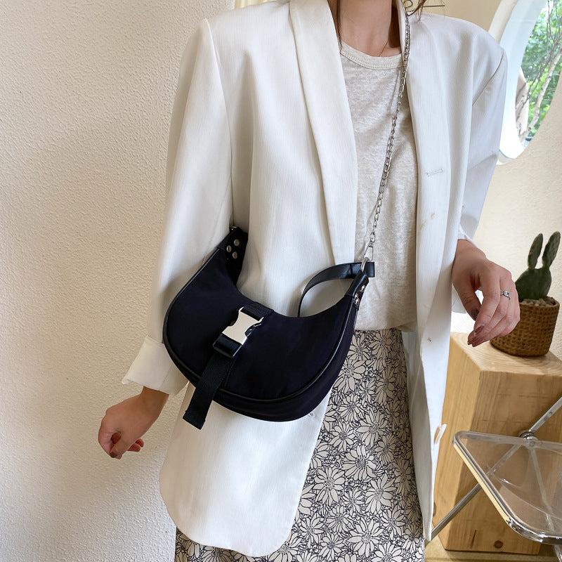 Simple One Shoulder Bag With Western Style