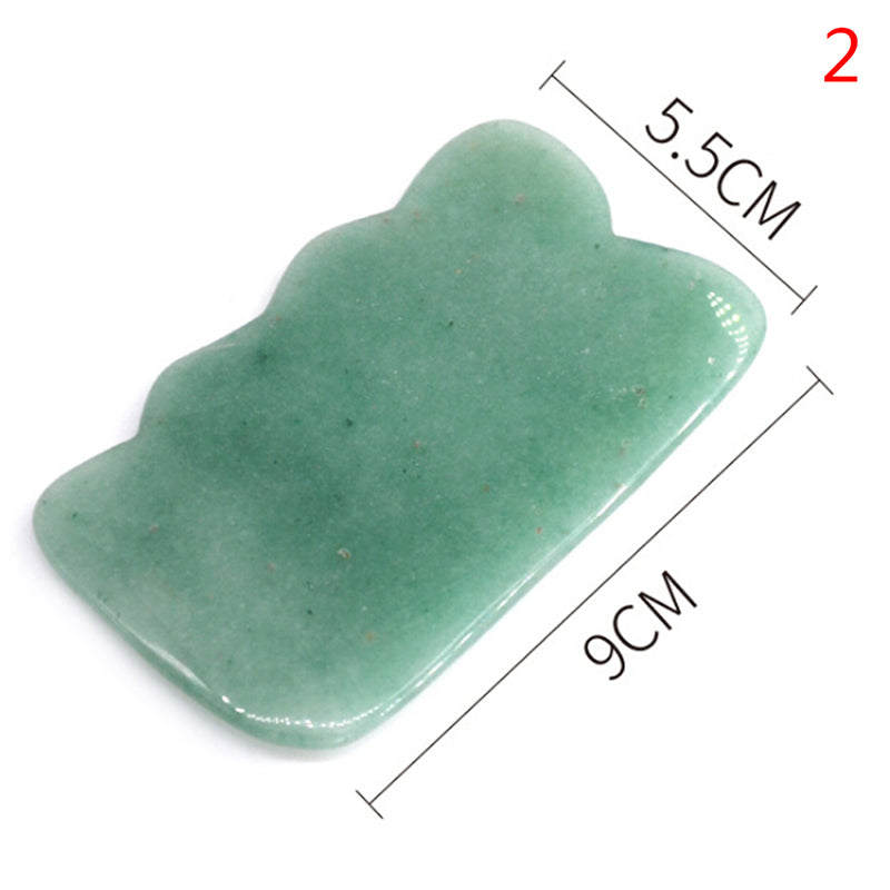 Natural jade scraping board