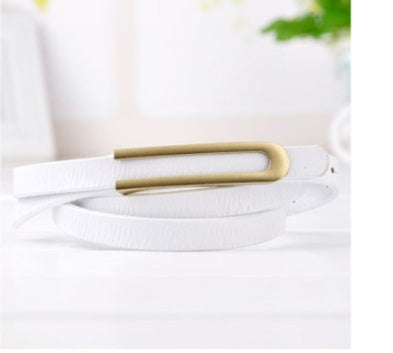 Fashionable cowhide belt