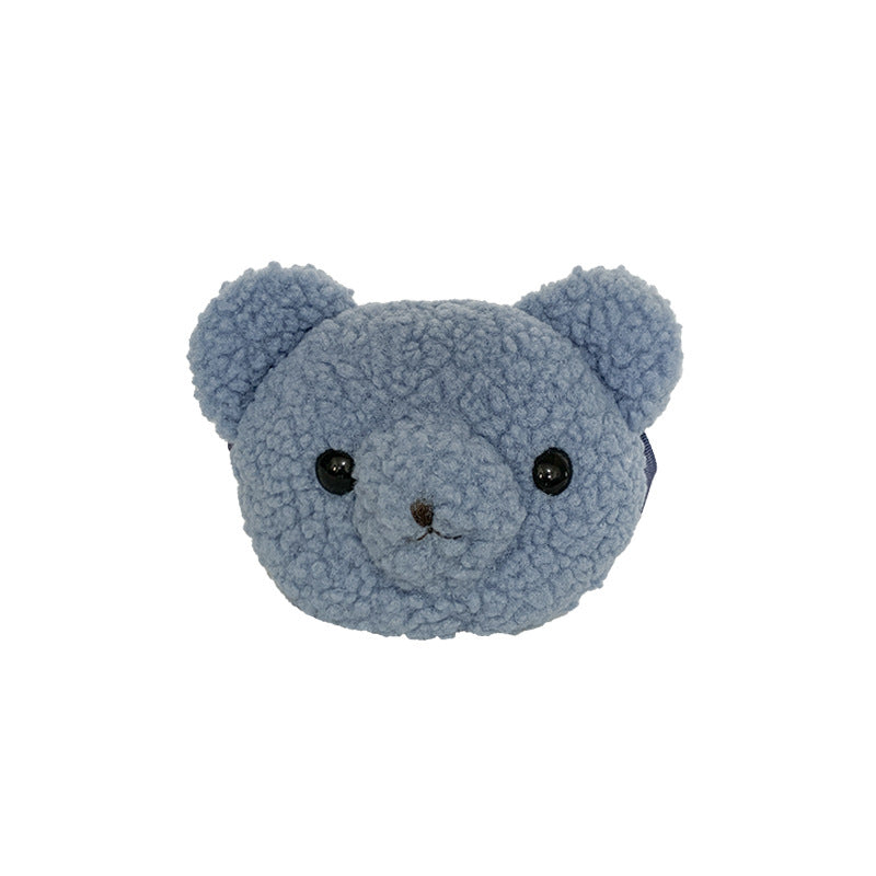 Women's Cartoon Cute Bear Plush Shoulder Bag