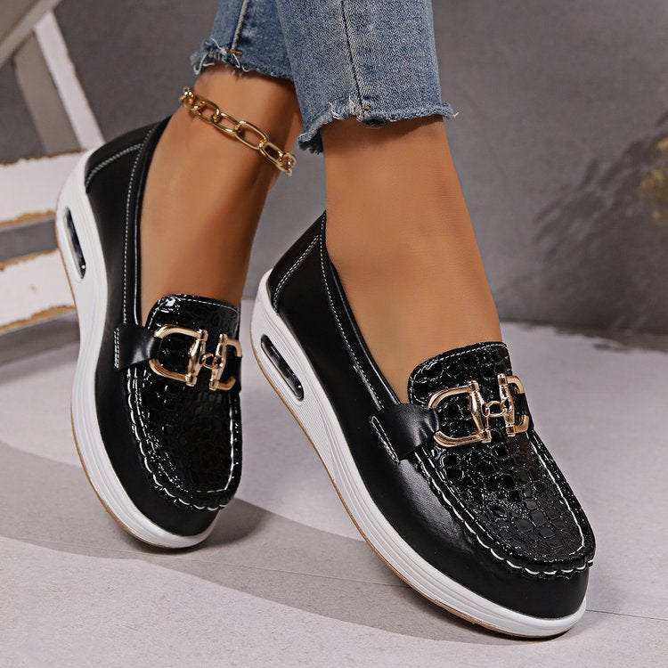 Fly-kit Mesh Metal Casual Pumps Letvægts Dame