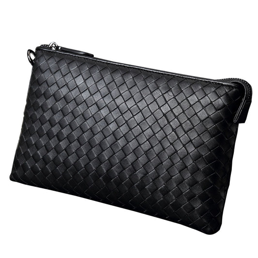 Men's Small Capacity Small Sheepskin Handbag