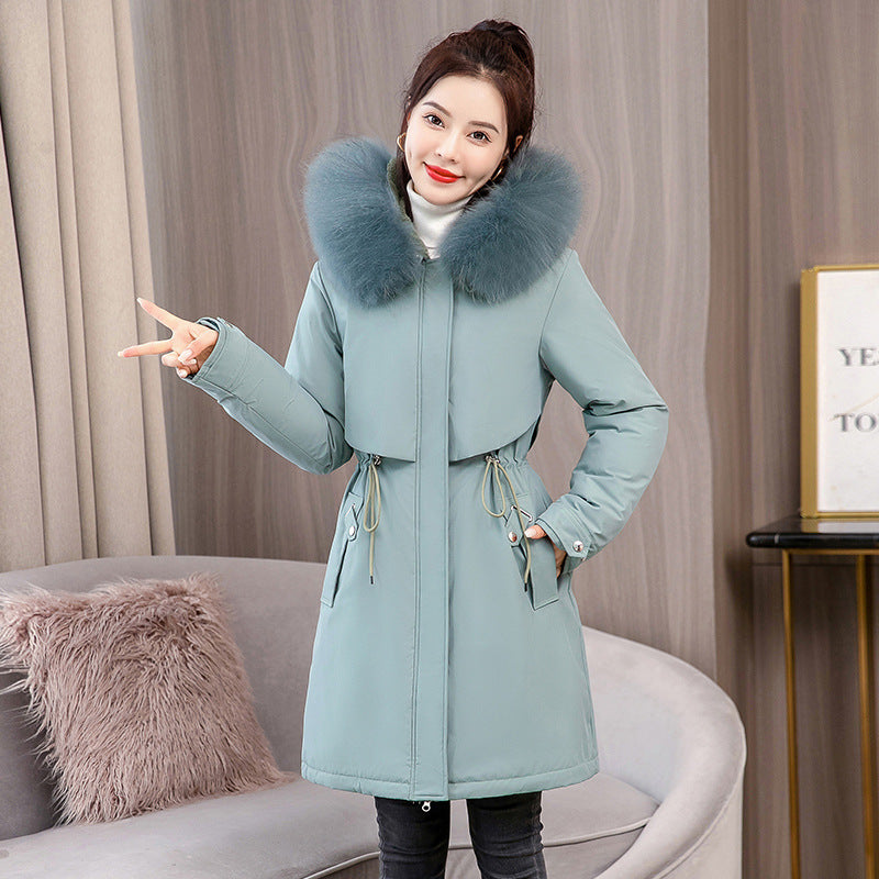 6XL Plus Size Cotton-padded Jacket Women's Thick Cotton-padded