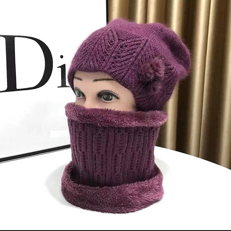 Lady's Velvet Thickened Thermal Beret
