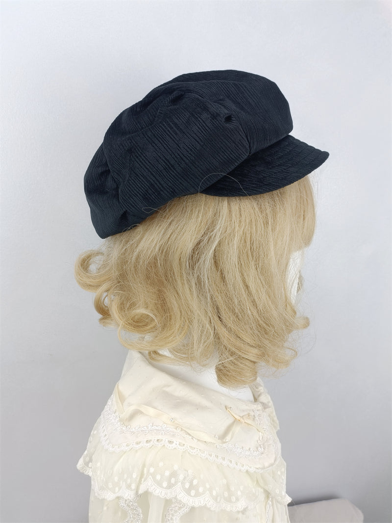Original Handmade Duck Tongue Cap In Coffee Color