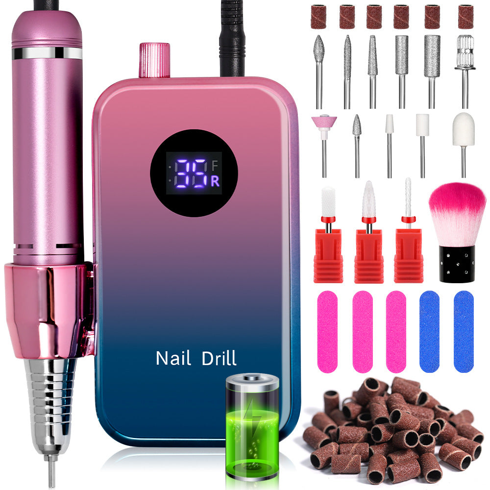 Portable Nail Polishing Machine Long Standby Rechargeable High Power