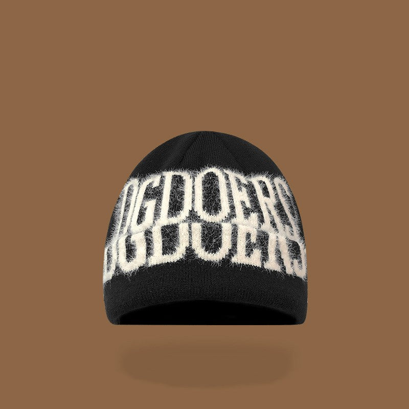 Men's Warm Knitted Hat For Cycling In Autumn And Winter