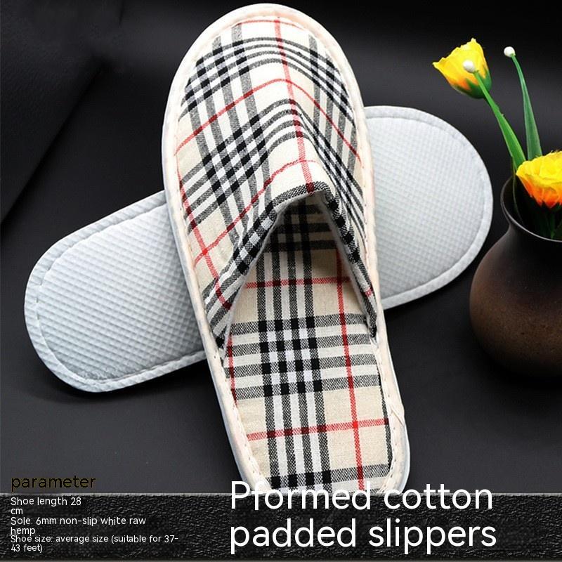 Disposable Slippers Cotton Print Toiletries
