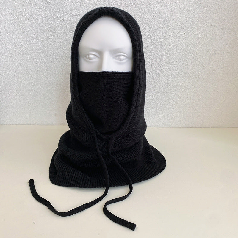 Women's Solid Color Knitted Warm Pullover Cape