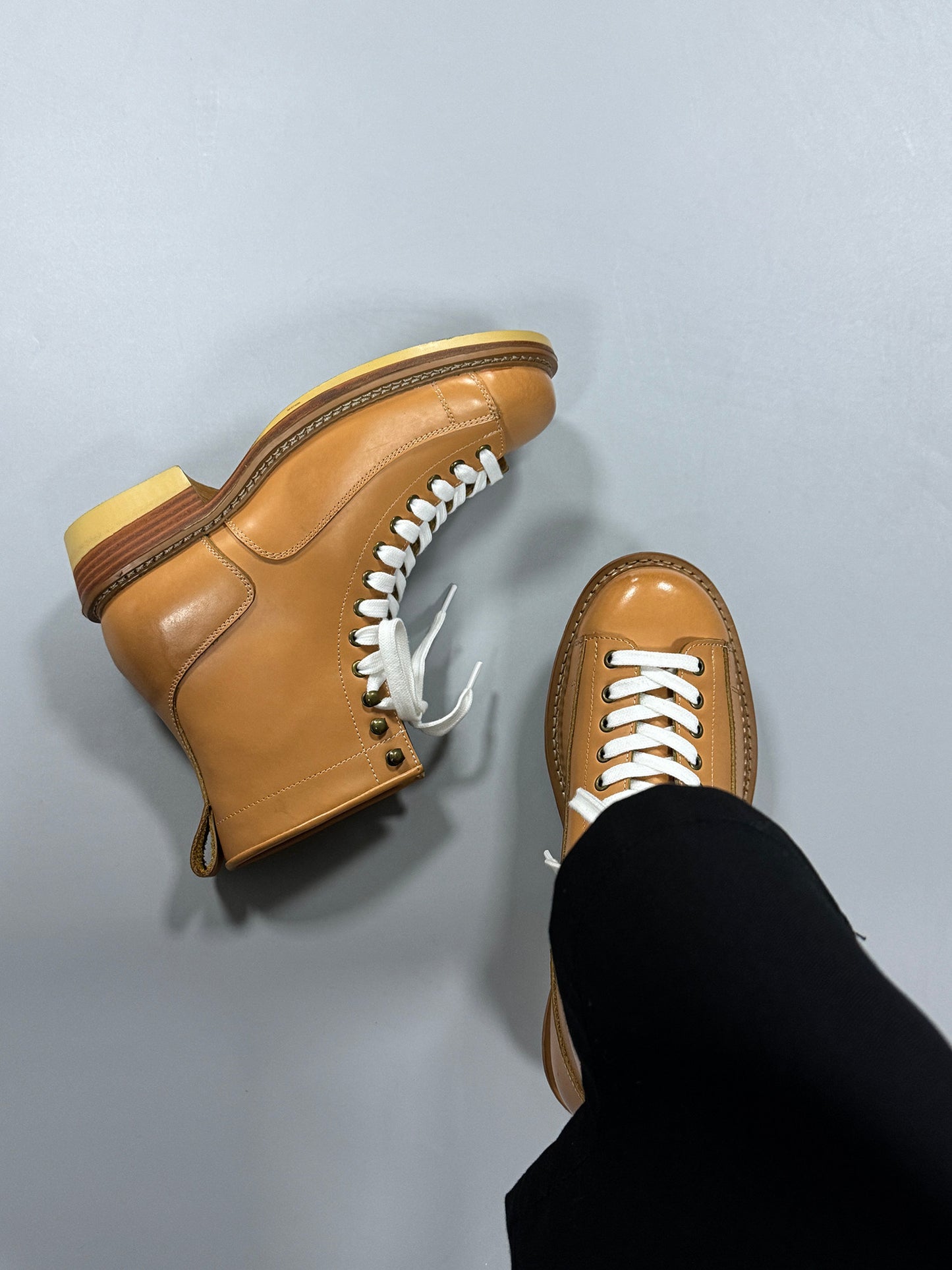 Mens Trendy Chunky-soled Ankle Boots Hiking And British-style