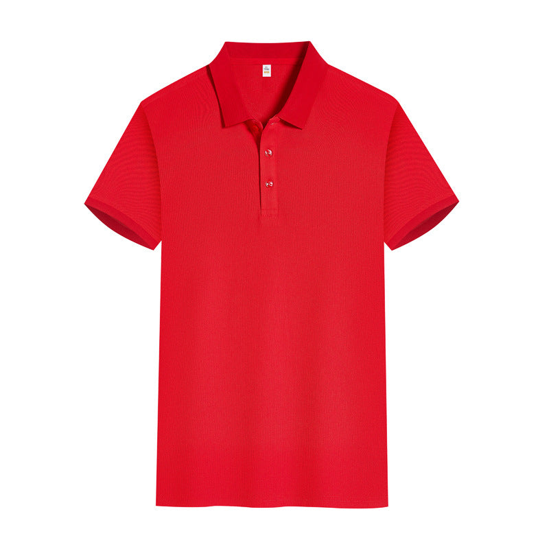 Solid Color Polo Shirt Overalls