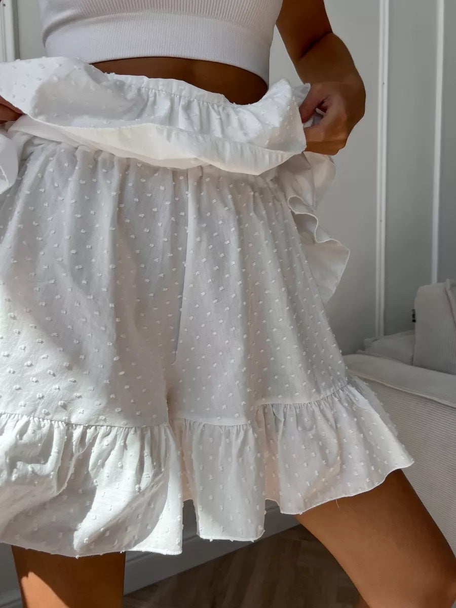 Moderigtige højtaljede blonde culottes til kvinder