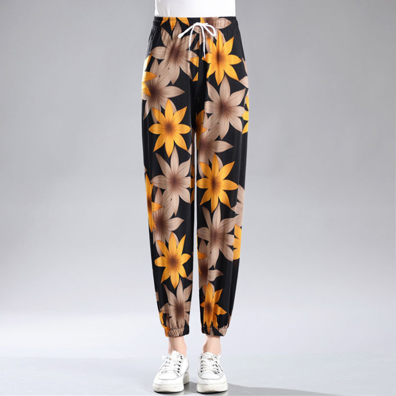 Elastic Plus Size Summer Anti Mosquito Pants