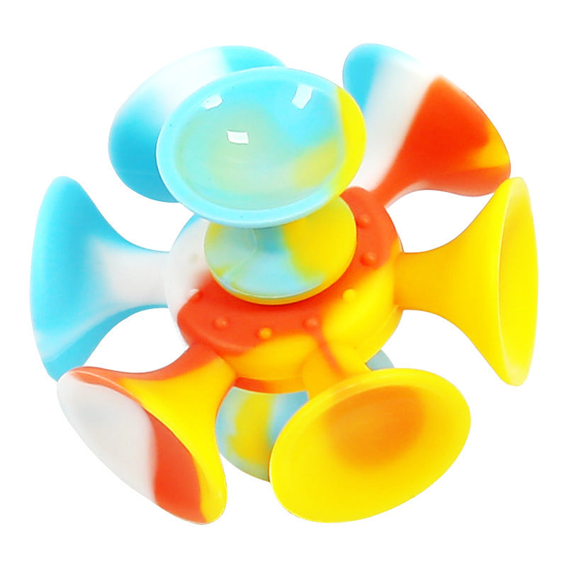 Decompression Silicone Toy Sucker Gyro