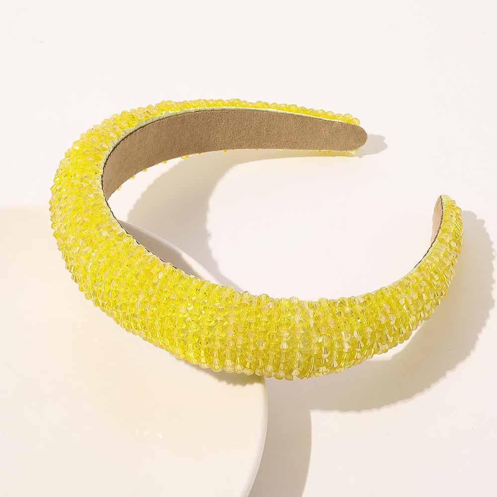 Women's Wide Brim Baroque Crystal Headband