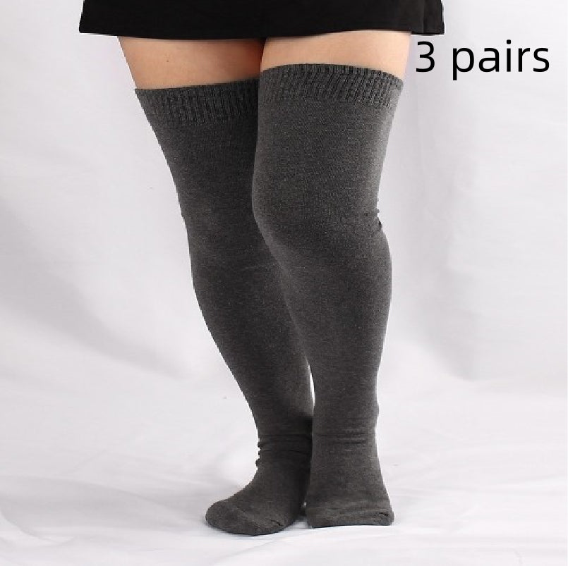 New Special Fat Ladies Knee-high Socks