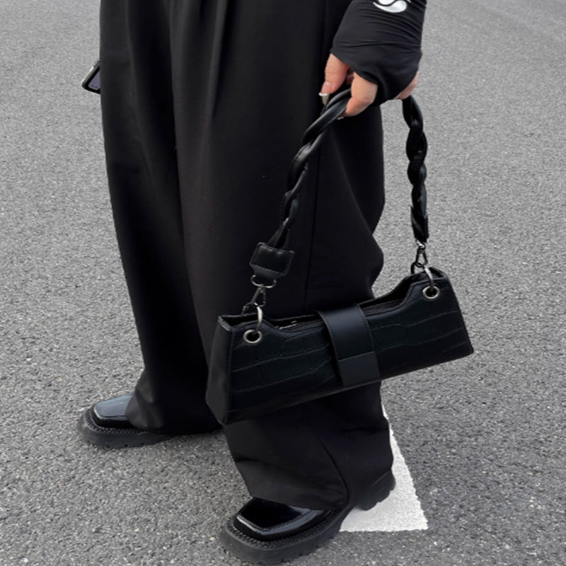 Niche Design With High-end Texture And Western Style Single Shoulder Baguette Bag