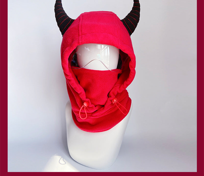Cartoon Cute Ski Helmet Hat Windproof And Warm