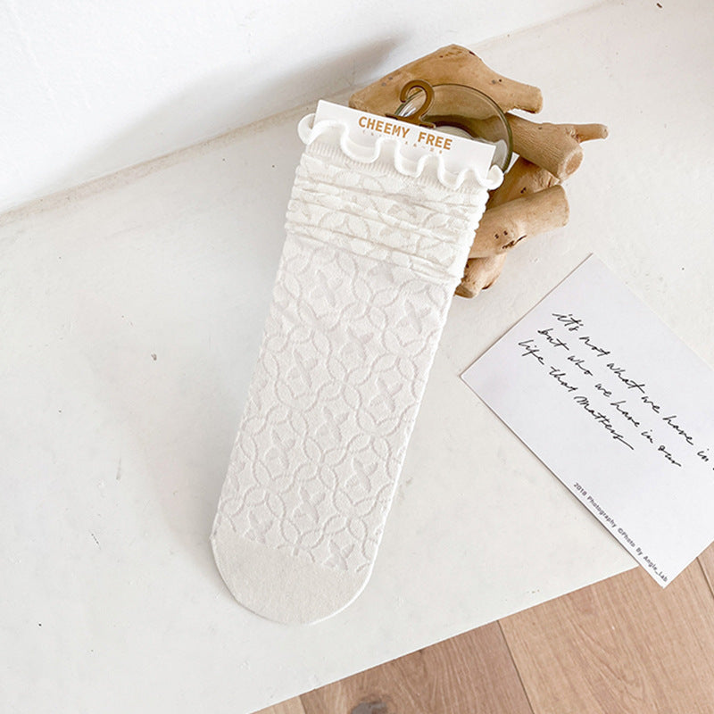 Women's Fashion Mesh Breathable Lace Socks