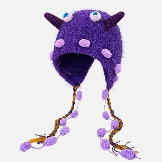 Little Monster Plush Hat For Girls