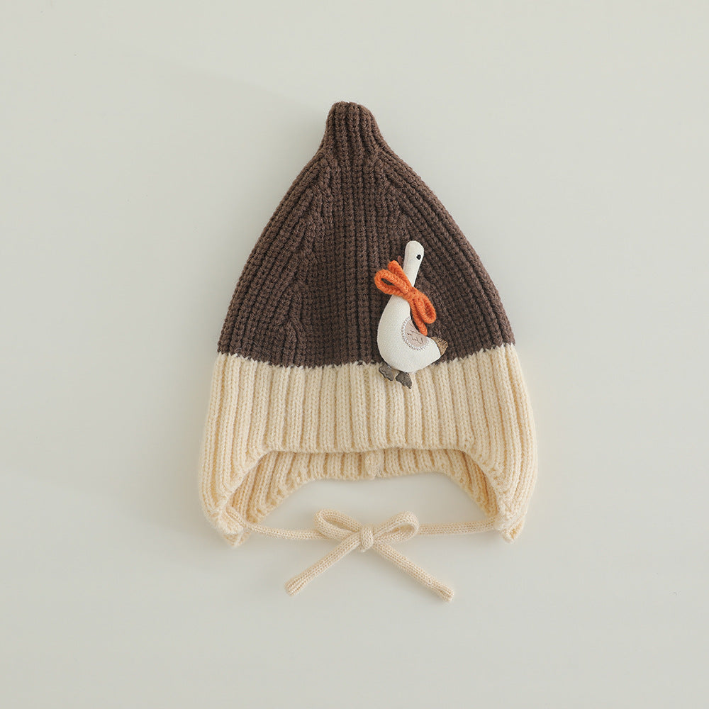 Autumn And Winter Thermal And Windproof Knitted Earlobe Hat