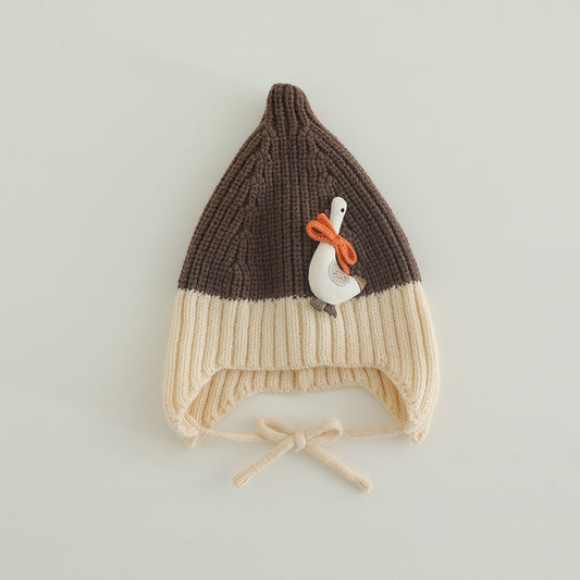 Autumn And Winter Thermal And Windproof Knitted Earlobe Hat