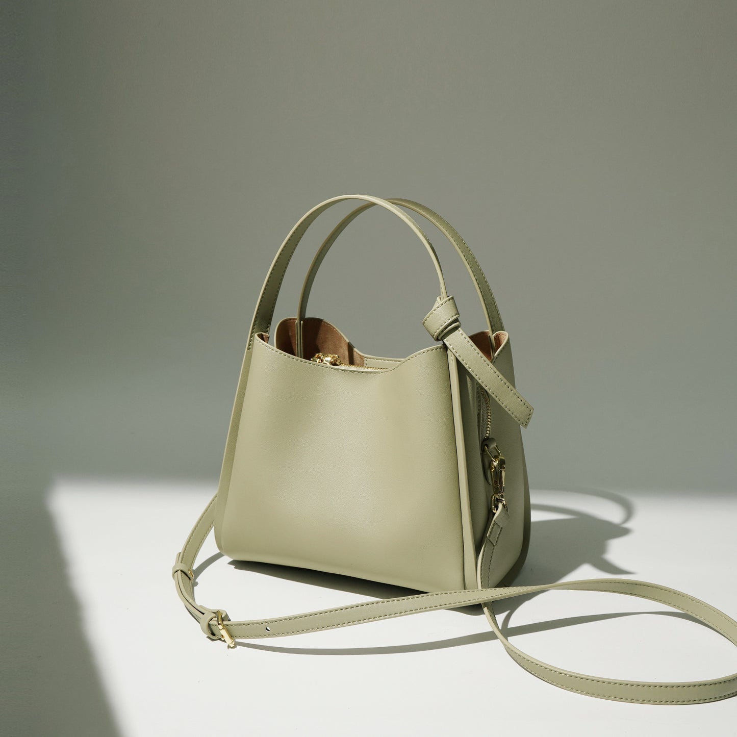 Simple Fashion Commuter All-matching Genuine Leather Shoulder Crossbody Handbag