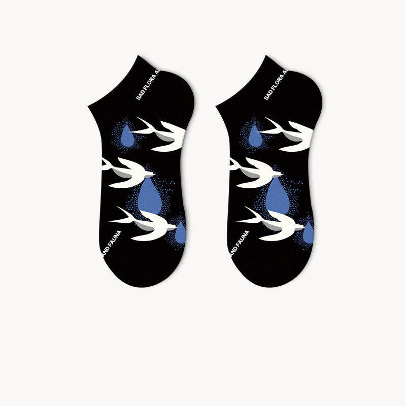 Summer Cartoon Female Cute And Breathable Thin Socks